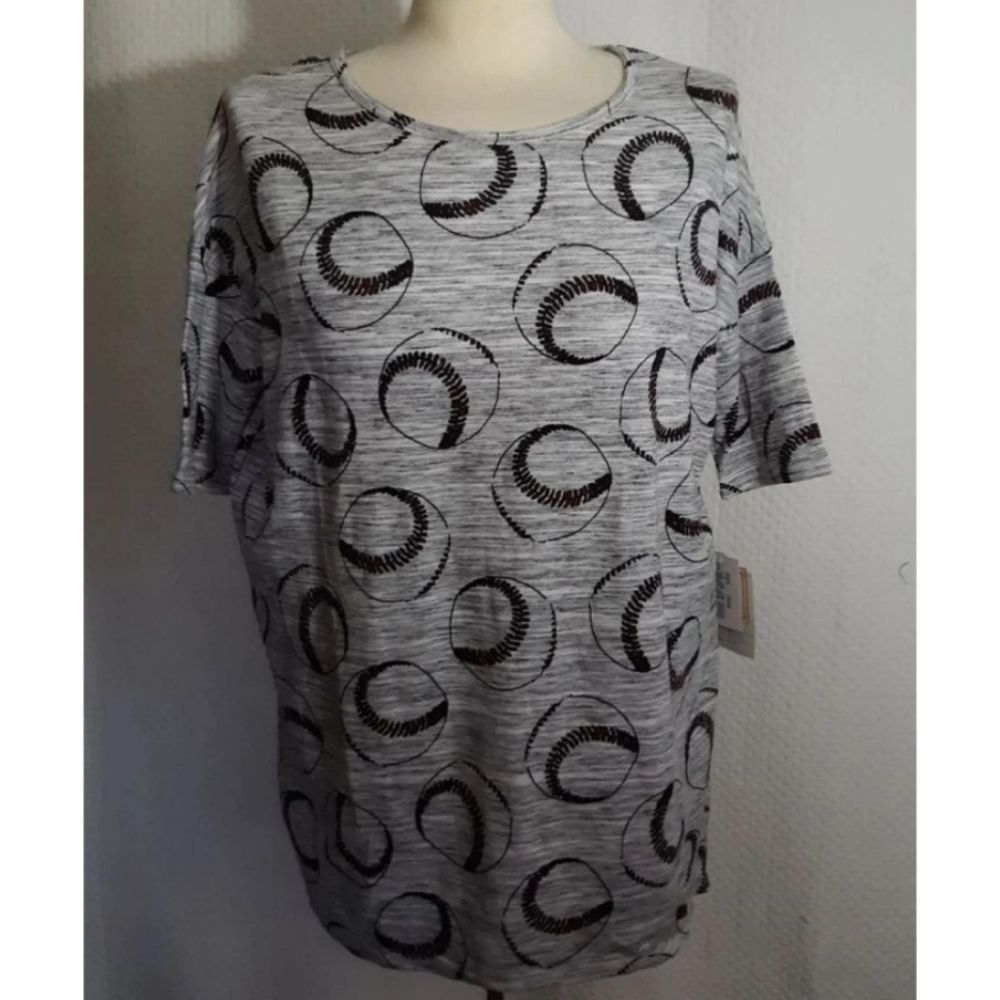 Lularoe Baseball print Irma NWT
